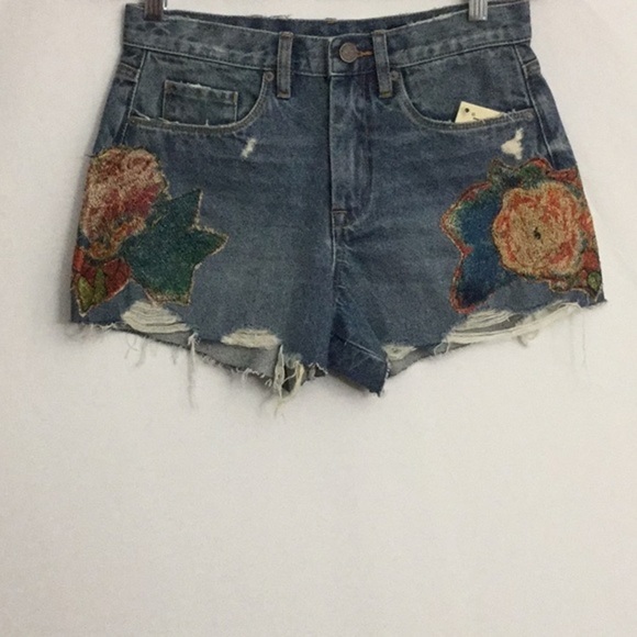 NWT Anthropologie BLANKNYC Barrow Jean Short Sz 26 - Picture 7 of 11